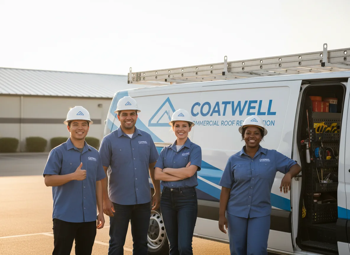 Commercial roof coating company in Steep Falls, ME