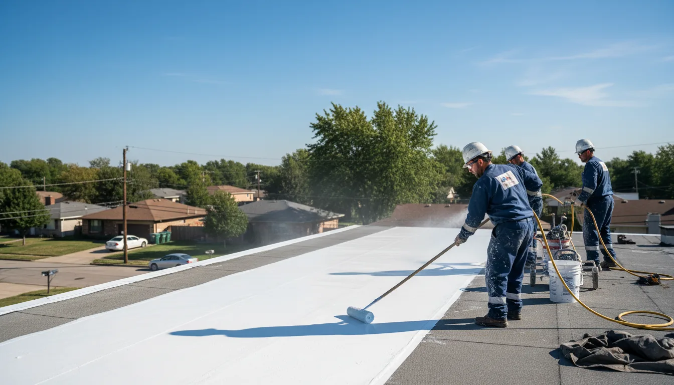 Commercial roof coating in Steep Falls, ME near me